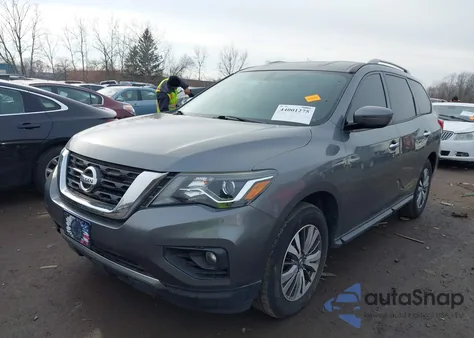 2018 Nissan Pathfinder Sv из США, поврежденный, VIN 5N1DR2MN3JC629014